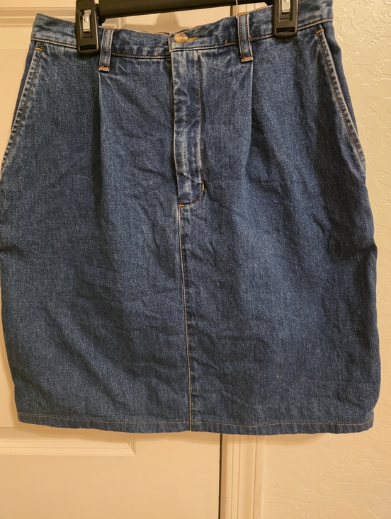 Eddie Bauer Dresses & Skirts - Eddie Bauer Vintage Blue Denim Skirt Size 4